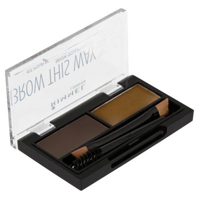 Rimmel Brow This Way Eyebrow Kit - Dark Brown