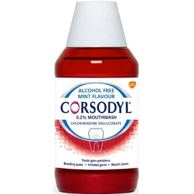 Corsodyl mouthwash alcohol free 0.2% w/v 300ml