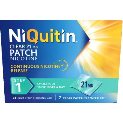 Niquitin patches clear 21mg 7 pack