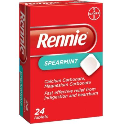 Rennie tablets spearmint 24 pack