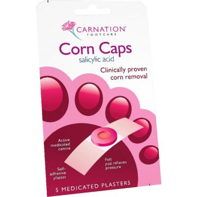 Carnation corn & bunion care corn caps 40% 5 pack