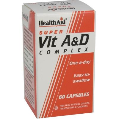 Healthaid vitamin A & D supplements super complex capsules 60 pack