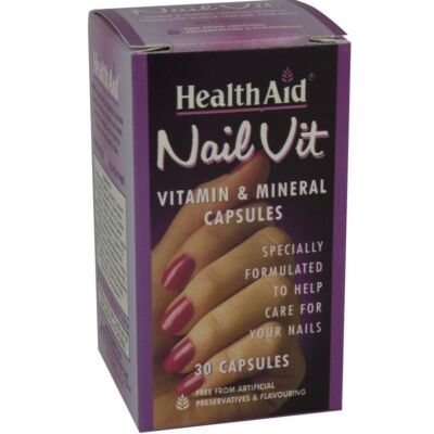 Healthaid lifestyle range Nail-Vit one-a-day capsules 30 pack