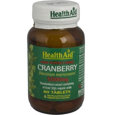 Healthaid allergy/health support range cranberry extract 60 pack