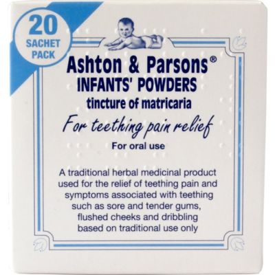 Ashton & Parsons infants powders Tincture of matricaria 