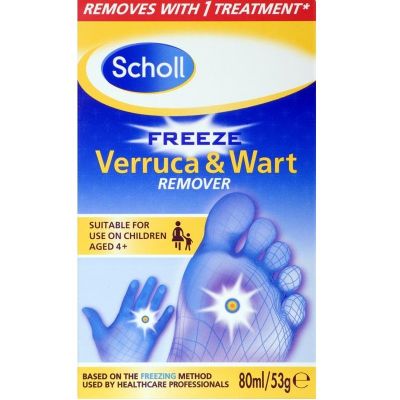 Scholl Footcare wart & verruca freeze treatment 80ml