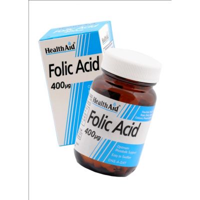 Healthaid vitamin B supplements folic acid tablets 400mcg 90 pack