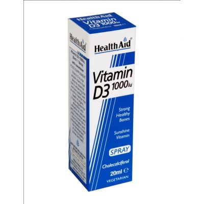 Healthaid vitamin D supplements vitamin D3 spray 1000iu 20ml