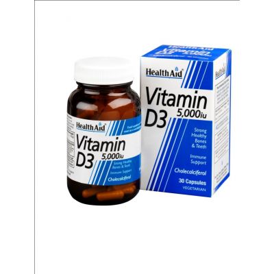 Healthaid vitamin D supplements vitamin D3 capsules 5000iu 30 pack