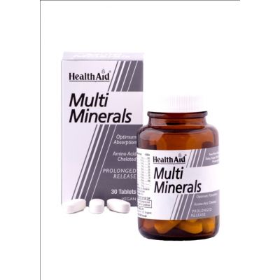 Healthaid mineral supplements multimineral tablets p/r 30 pack