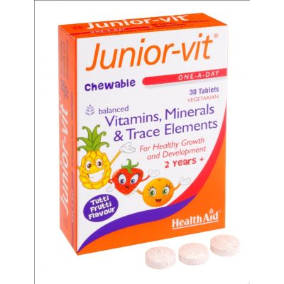 Healthaid multivitamin & mineral supplements JuniorVit tablets 30 pack