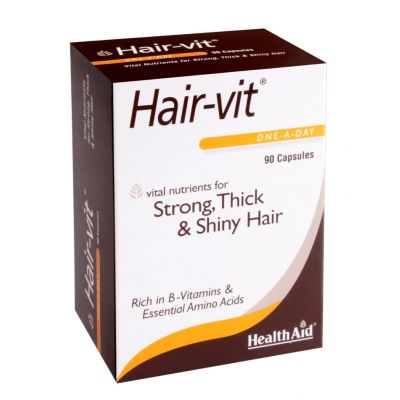 Healthaid lifestyle range Hair-Vit capsules 90 pack