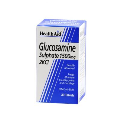 Healthaid supplements glucosamine sulfate tablets 1500mg 30 pack