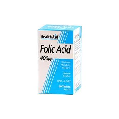 Healthaid vitamin B supplements folic acid tablets 400mcg 90 pack