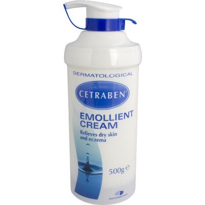 Cetraben emollient cream pump dispenser 500g