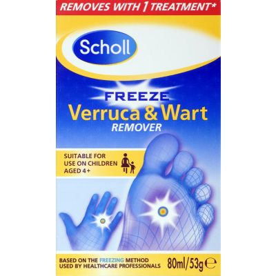 Scholl Footcare wart & verruca freeze treatment 80ml