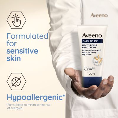 AVEENO skin relief hand cream 75ml 