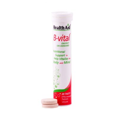 Healthaid vitamin B supplements B-Vital tablets 20 pack