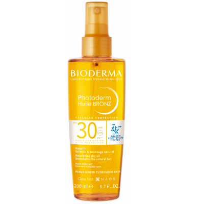 Bioderma Photoderm Bronz Oil Spf30 Dry Oil 200ml