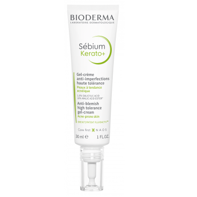 Bioderma Sébium Kerato+ | Anti-blemish gel cream for acne prone skin 30 ml