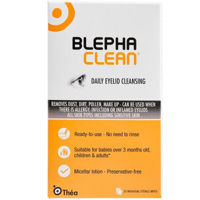 Blephaclean Daily Eyelid Wipes