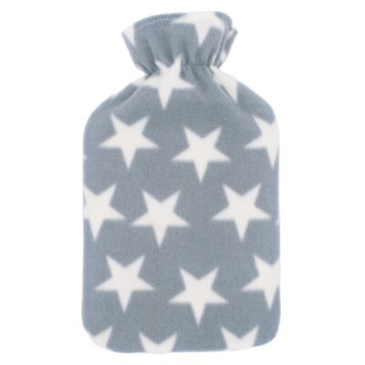 Fortuna Hot Water Bottle With Fleece Cover Stars