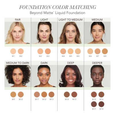 Jane Iredale Beyond Matte™ Liquid Foundation - M11 - dark with peach/pink undertones