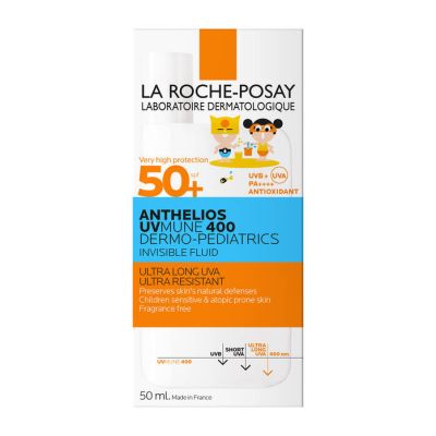 La Roche-Posay Anthelios Uvmune400 Dermo-Paediatrics Ultra Light Invisible Fluid Spf50+ 50ml