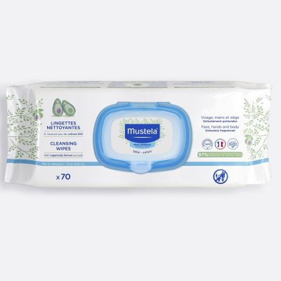 Mustela Normal Skin Cleansing wipes