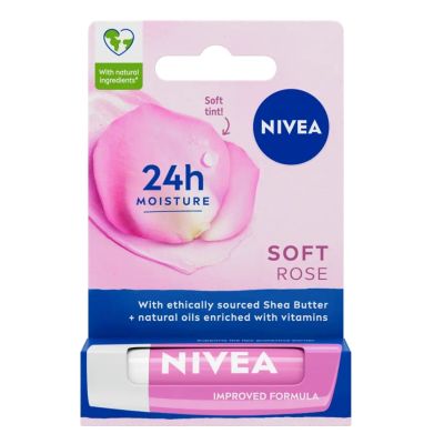 Nivea Soft Rose Lip Balm 4.8g