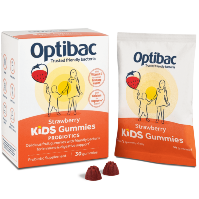 OPTIBAC probiotic food supplements kids gummies  30