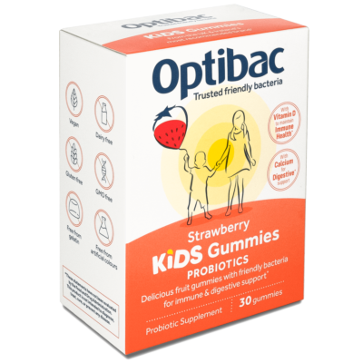 OPTIBAC probiotic food supplements kids gummies  30