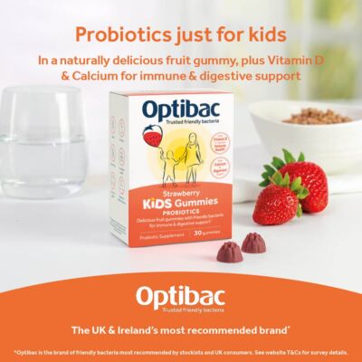 OPTIBAC probiotic food supplements kids gummies  30