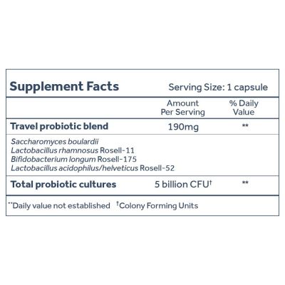 Optibac probiotic food supplements travelling abroad capsules 20 pack