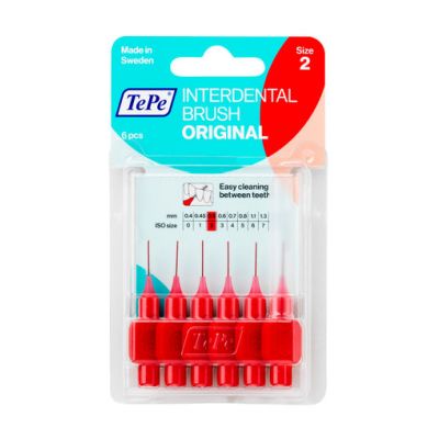 TEPE interdental brushes red 0.5mm 6