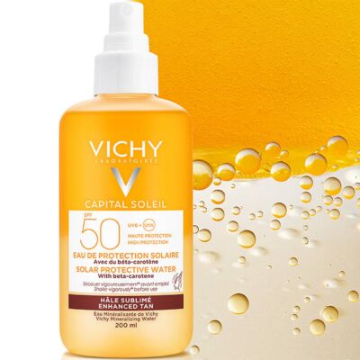 Vichy Capital Soleil Solar Protective Water SPF 50 Enhanced Tan